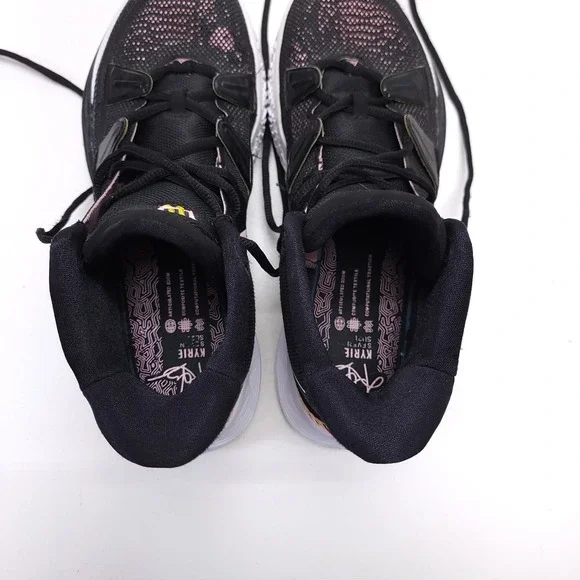 Nike Kyrie 7 Mens 11.5 Ripple Effect Black Arctic Punch Athletic Shoe CQ9326-005 Athletic Shoes